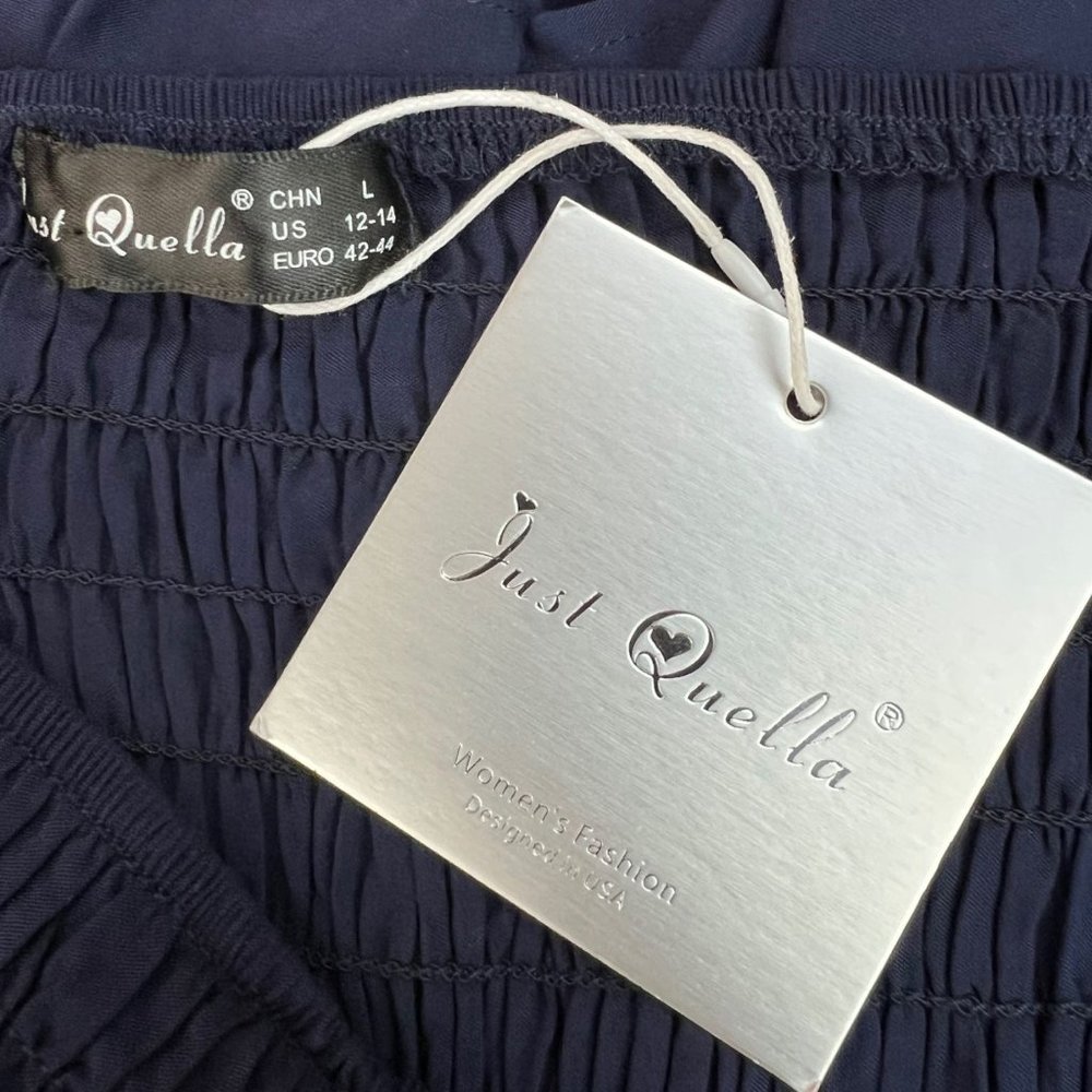 NWT Just Quella Flowy Strapless Tube Top | 12 - Picture 4 of 5